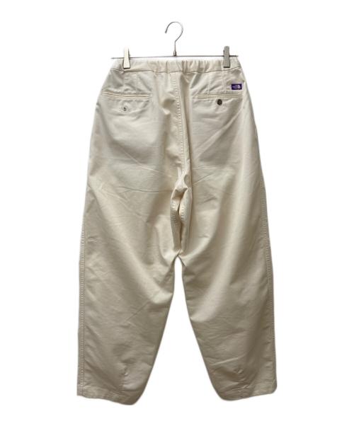 THE NORTHFACE PURPLELABEL（ザ・ノースフェイス パープルレーベル）THE NORTHFACE PURPLELABEL (ザ・ノースフェイス パープルレーベル) Stretch Twill Wide Tapered Pants　NT5302N アイボリー サイズ:32の古着・服飾アイテム