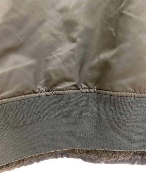 sacai（サカイ）sacai (サカイ) Nylon Twill x Faux Shearling Blouson ブラック サイズ:1の古着・服飾アイテム