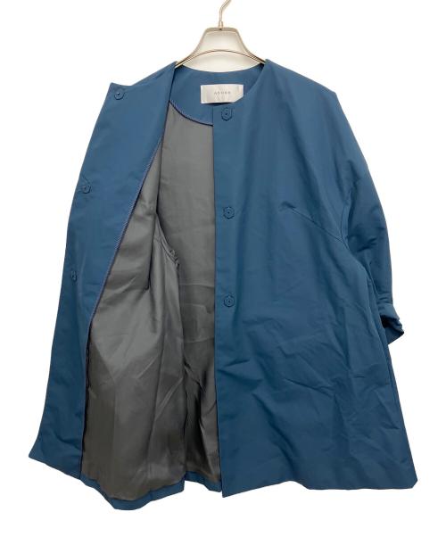 ADORE（アドーア）ADORE (アドーア) ライトグログランジャケット ブルー サイズ:38の古着・服飾アイテム