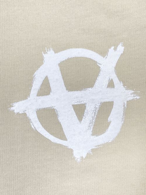 VETEMENTS（ヴェトモン）VETEMENTS (ヴェトモン) Anarchy Logo Sweat Pant アイボリー サイズ:Sの古着・服飾アイテム