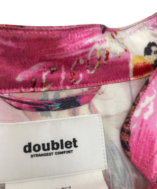 doublet（ダブレット）doublet (ダブレット) ALOHA KUNG FU SHIR/アロハシャツ ピンク サイズ:LARGEの古着・服飾アイテム