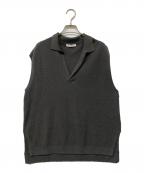 GALERIE VIEギャルリーヴィー）の古着「ドライカノコ スリーブレスプルオーバー」｜チャコールグレー