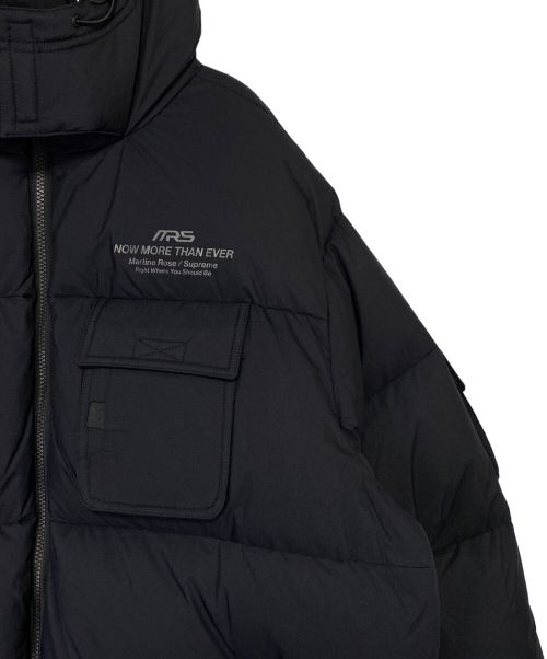 SUPREME（シュプリーム）SUPREME (シュプリーム) MARTINE ROSE (マーティン・ローズ) Down Puffer Jacket ブラック サイズ:L 未使用品の古着・服飾アイテム