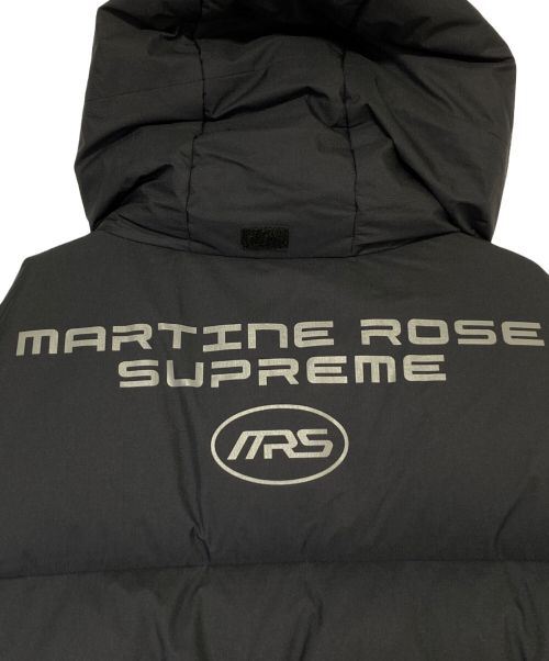 SUPREME（シュプリーム）SUPREME (シュプリーム) MARTINE ROSE (マーティン・ローズ) Down Puffer Jacket ブラック サイズ:L 未使用品の古着・服飾アイテム