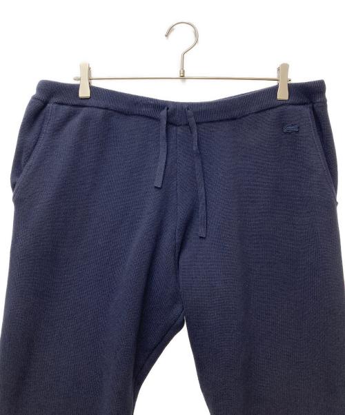 LACOSTE（ラコステ）LACOSTE (ラコステ) ミラノリブニットジョガーパンツ ネイビー サイズ:46の古着・服飾アイテム