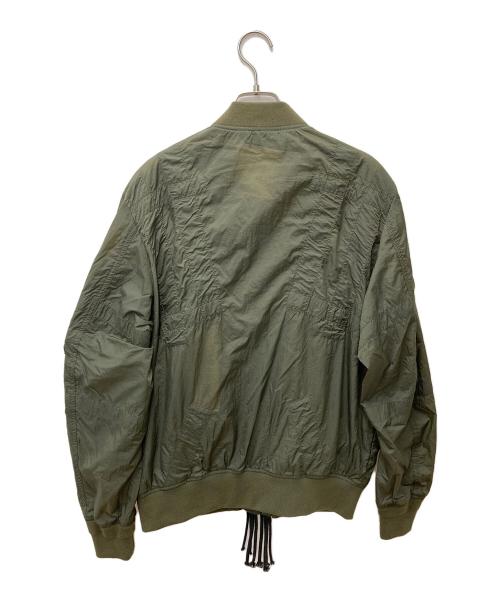 DIESEL（ディーゼル）DIESEL (ディーゼル) ナイロンフライトジャケット A02274-J-OLIVE-0EBBC オリーブ サイズ:Sの古着・服飾アイテム