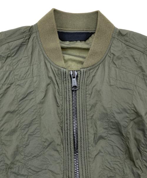 DIESEL（ディーゼル）DIESEL (ディーゼル) ナイロンフライトジャケット A02274-J-OLIVE-0EBBC オリーブ サイズ:Sの古着・服飾アイテム