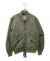 DIESEL（ディーゼル）の古着「ナイロンフライトジャケット A02274-J-OLIVE-0EBBC」｜オリーブ