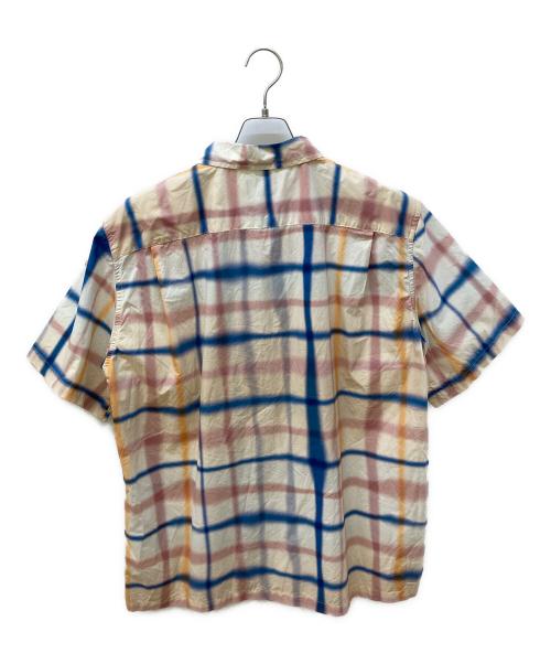 DIESEL（ディーゼル）DIESEL (ディーゼル) チェックシャツ アイボリー×ブルー サイズ:50の古着・服飾アイテム