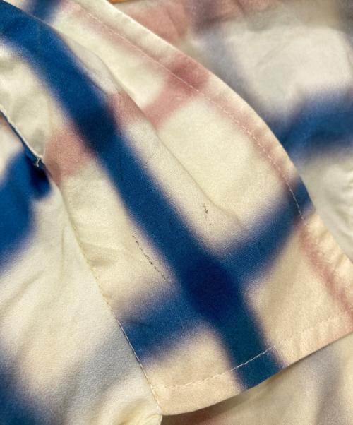 DIESEL（ディーゼル）DIESEL (ディーゼル) チェックシャツ アイボリー×ブルー サイズ:50の古着・服飾アイテム