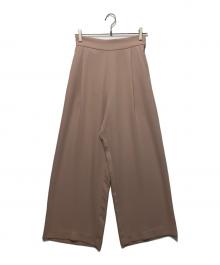 SOEJU（ソージュ）の古着「サイドタックワイドパンツ」｜ピンク