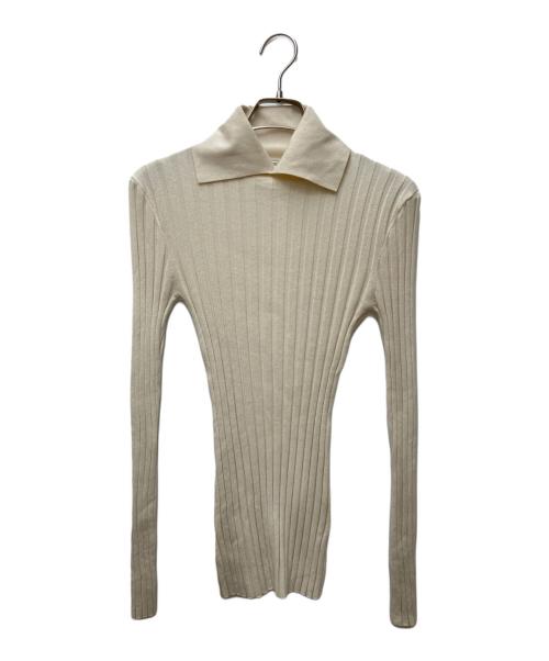 toteme（トーテム）toteme (トーテム) ウールカシミヤシルク混リブニット アイボリー サイズ:XSの古着・服飾アイテム