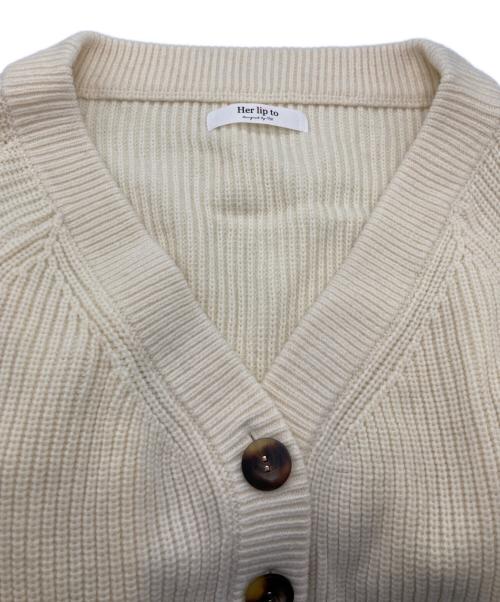 HER LIP TO（ハーリップトゥ）HER LIP TO (ハーリップトゥ) Essential Wool-Blend アイボリー サイズ:Sの古着・服飾アイテム