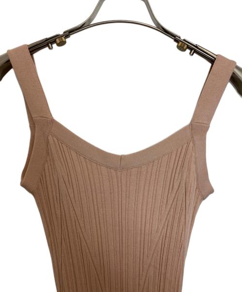 HER LIP TO（ハーリップトゥ）HER LIP TO (ハーリップトゥ) Spring Ribbed Knit Dress Set ピンク サイズ:Ｓ 未使用品の古着・服飾アイテム