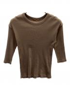 DEUXIEME CLASSEドゥーズィエム クラス）の古着「dignity Tシャツ」｜ブラウン