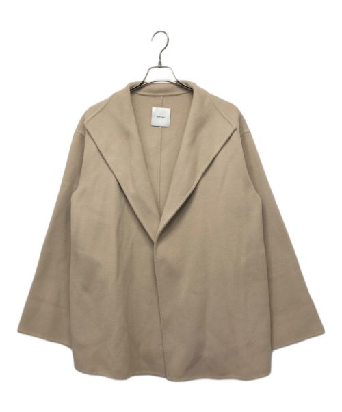 Spick and Span（スピック＆スパン）Spick and Span (スピックアンドスパン) W/Nyスタンドカラーリバーコート ベージュ サイズ:36の古着・服飾アイテム