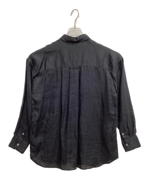 JOURNAL STANDARD（ジャーナルスタンダード）JOURNAL STANDARD (ジャーナルスタンダード) ゼフィールリネンレギュラーシャツ ブラック サイズ:Freeの古着・服飾アイテム