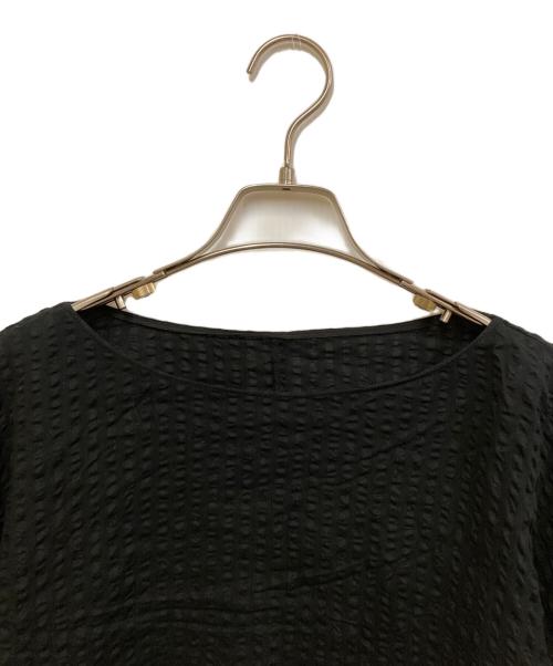 VERMEIL par iena（ヴェルメイユ パー イエナ）VERMEIL par iena (ヴェルメイユ パー イエナ) ボリュームスリーブ ブラウス ブラック サイズ:FREEの古着・服飾アイテム