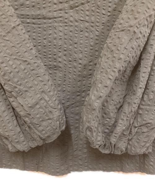 VERMEIL par iena（ヴェルメイユ パー イエナ）VERMEIL par iena (ヴェルメイユ パー イエナ) ボリュームスリーブ ブラウス ブラック サイズ:FREEの古着・服飾アイテム