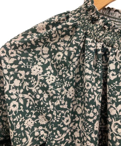 WHYTO（ホワイト）WHYTO (ホワイト) ヴィンテージフラワードレス グリーン サイズ:-の古着・服飾アイテム