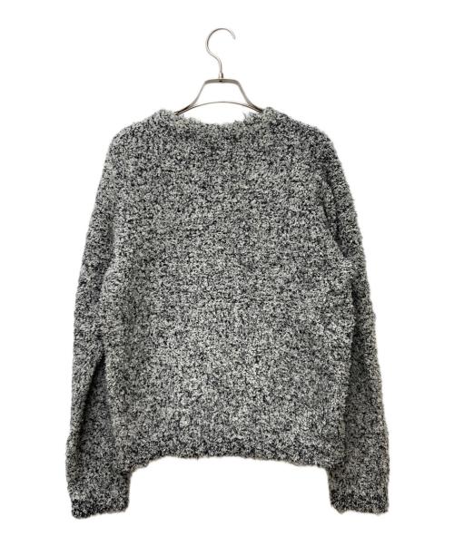 Whim Gazette（ウィムガゼット）Whim Gazette (ウィムガゼット) ニットツイードボタンジャケット　WGZ1032207A0012 グレー サイズ:Fの古着・服飾アイテム