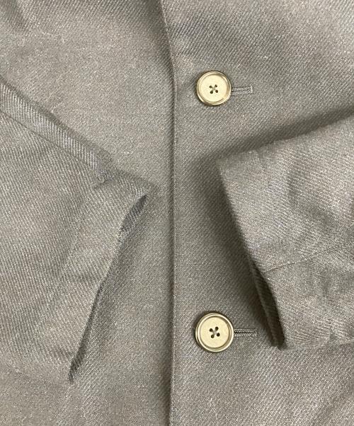 TOMORROW LAND（トゥモローランド）TOMORROW LAND (トゥモローランド) ウールツイード ニットコンビスタンドカラーコート 63-09-25-09102 ネイビー×ブラック サイズ:XSの古着・服飾アイテム