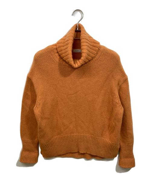 ROPE（ロペ）ROPE (ロペ) タスマニアウールタートルネックニット オレンジ サイズ:38の古着・服飾アイテム