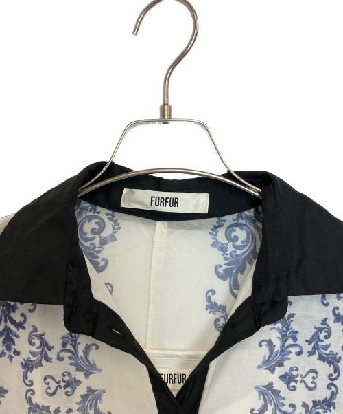 furfur（ファーファー）furfur (ファーファー) フローラルスカーフワンピース ホワイト サイズ:Ｆの古着・服飾アイテム