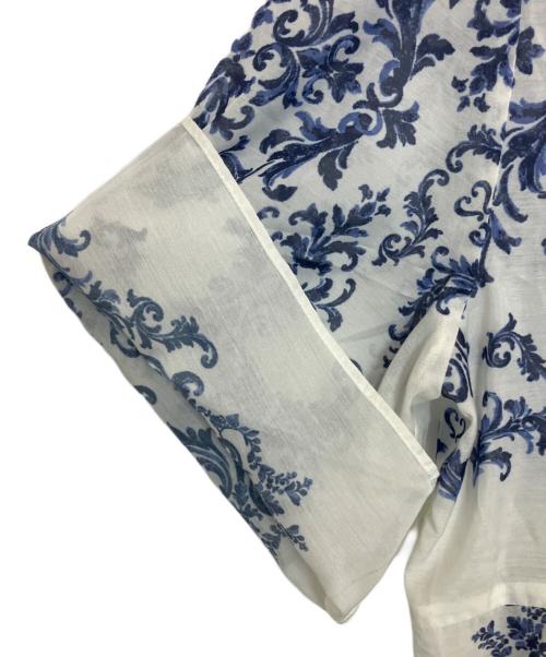 furfur（ファーファー）furfur (ファーファー) フローラルスカーフワンピース ホワイト サイズ:Ｆの古着・服飾アイテム