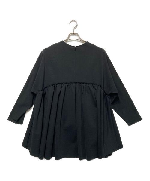 Curensology（カレンソロジー）Curensology (カレンソロジー) ポンチギャザープルオーバー ブラック サイズ:Freeの古着・服飾アイテム