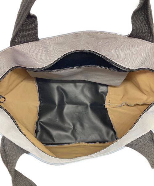 Herve Chapelier（エルベシャプリエ）Herve Chapelier (エルベシャプリエ) ナイロン舟型トートM ブルーの古着・服飾アイテム