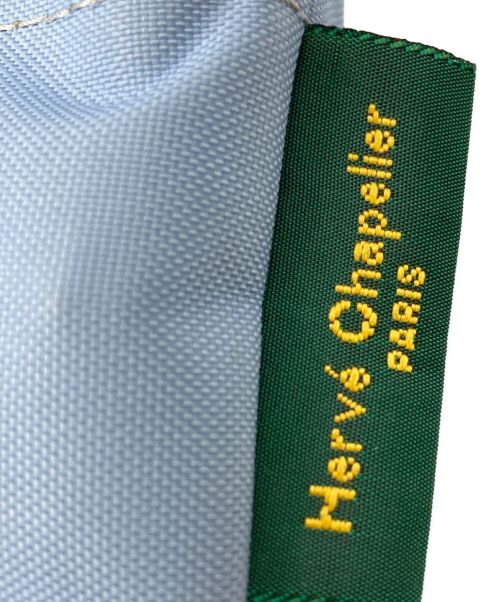 Herve Chapelier（エルベシャプリエ）Herve Chapelier (エルベシャプリエ) ナイロン舟型トートM ブルーの古着・服飾アイテム
