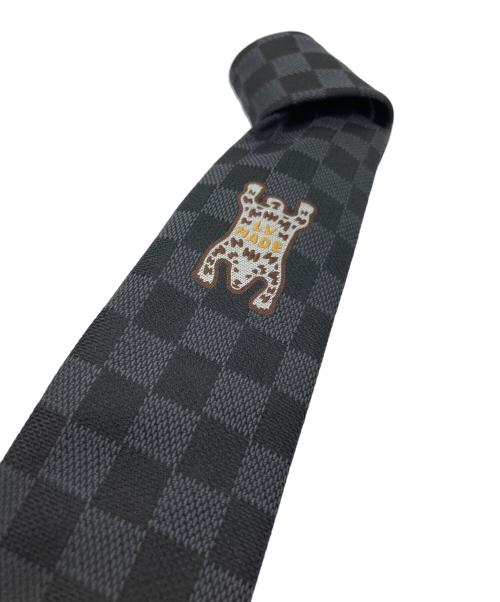 LOUIS VUITTON（ルイ ヴィトン）LOUIS VUITTON (ルイ ヴィトン) NIGO (二ゴー) ネクタイ ブラック サイズ:-の古着・服飾アイテム