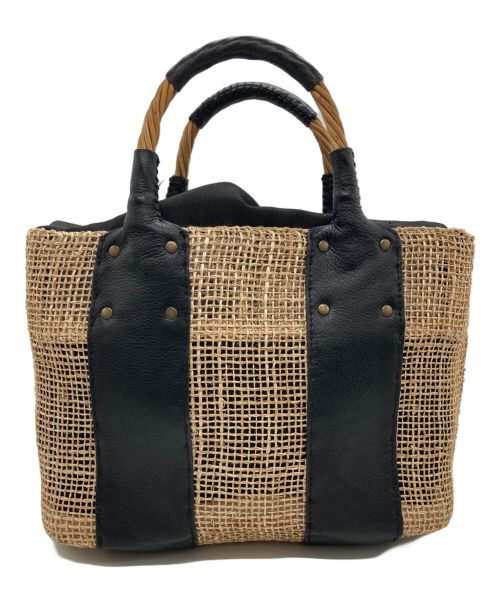 HAYNI.（ヘイニ）HAYNI. (ヘイニ) veldone ベルドネ カゴバッグ ナチュラルの古着・服飾アイテム