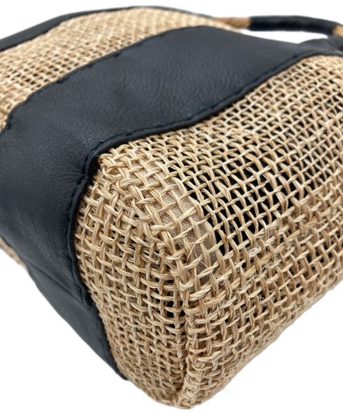 HAYNI.（ヘイニ）HAYNI. (ヘイニ) veldone ベルドネ カゴバッグ ナチュラルの古着・服飾アイテム