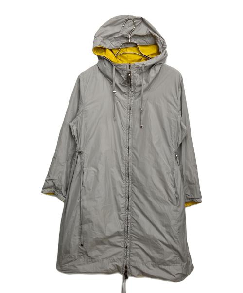MaxMara（マックスマーラ）MaxMara (マックスマーラ) リバーシブルコート イエロー×グレー サイズ:36の古着・服飾アイテム