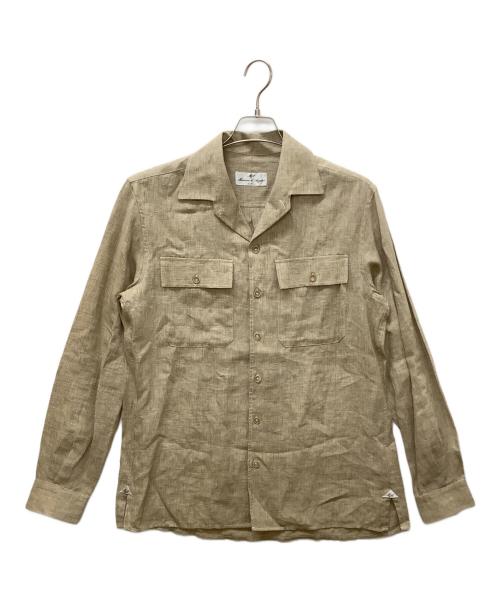 Massimo d'Augusto（マッシモダウグスト）Massimo d'Augusto (マッシモダウグスト) リネンシャツジャケット ベージュ サイズ:Mの古着・服飾アイテム