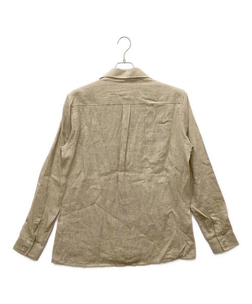 Massimo d'Augusto（マッシモダウグスト）Massimo d'Augusto (マッシモダウグスト) リネンシャツジャケット ベージュ サイズ:Mの古着・服飾アイテム