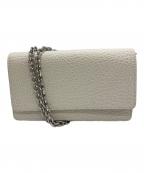 Maison Margielaメゾンマルジェラ）の古着「チェーンショルダーウォレット」｜アイボリー