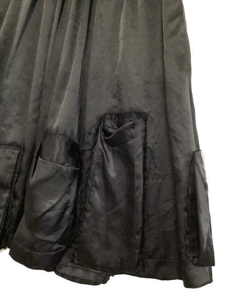 COMME des GARCONS COMME des GARCONS（コムデギャルソン コムデギャルソン）COMME des GARCONS COMME des GARCONS (コムデギャルソン コムデギャルソン) サテンスカート ブラック サイズ:XSの古着・服飾アイテム
