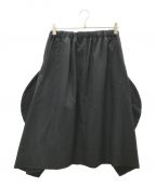 COMME des GARCONS COMME des GARCONSコムデギャルソン コムデギャルソン）の古着「ウールフレアスカート」｜ブラック