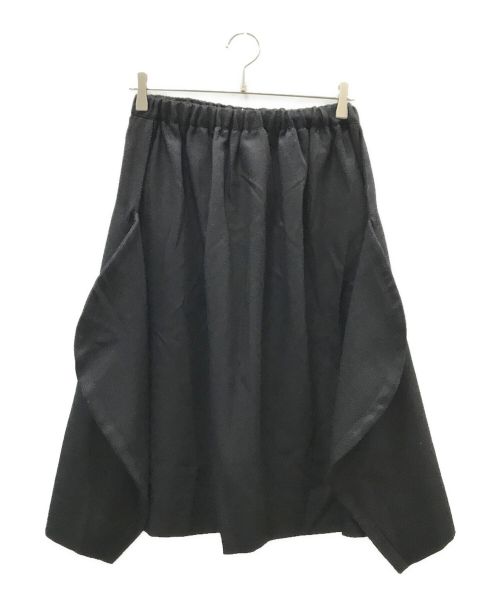 COMME des GARCONS COMME des GARCONS（コムデギャルソン コムデギャルソン）COMME des GARCONS COMME des GARCONS (コムデギャルソン コムデギャルソン) ウールフレアスカート ブラック サイズ:XS 未使用品の古着・服飾アイテム