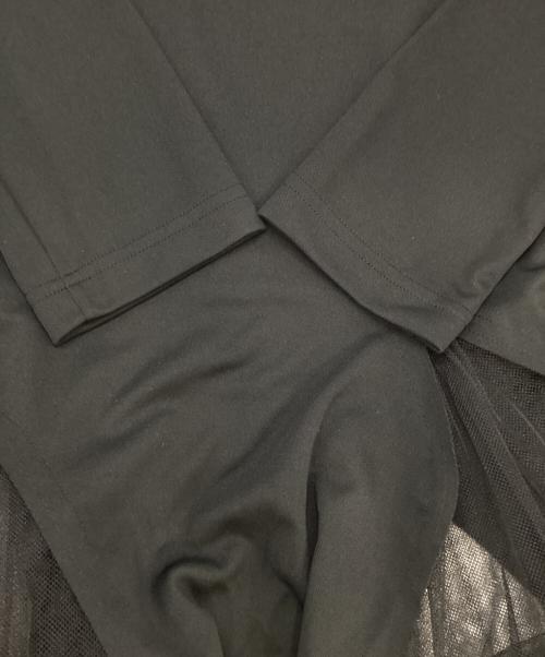 COMME des GARCONS COMME des GARCONS（コムデギャルソン コムデギャルソン）COMME des GARCONS COMME des GARCONS (コムデギャルソン コムデギャルソン) チュールカットソー ブラック サイズ:XSの古着・服飾アイテム
