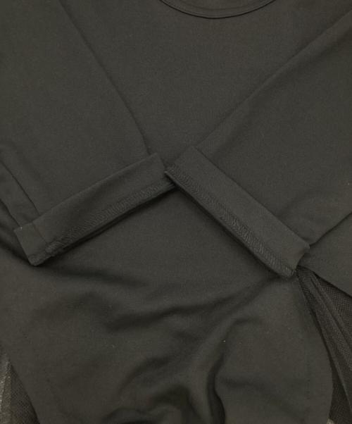 COMME des GARCONS COMME des GARCONS（コムデギャルソン コムデギャルソン）COMME des GARCONS COMME des GARCONS (コムデギャルソン コムデギャルソン) チュールカットソー ブラック サイズ:XSの古着・服飾アイテム