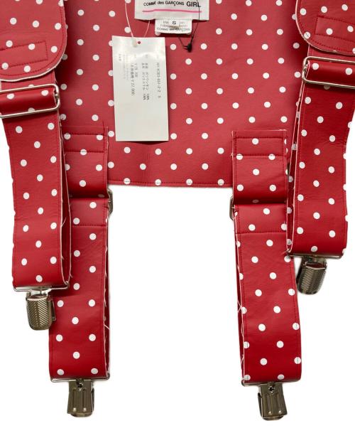 COMME des GARCONS GIRL（コムデギャルソンガール）COMME des GARCONS GIRL (コムデギャルソンガール) ドットハーネス レッド サイズ:Sの古着・服飾アイテム