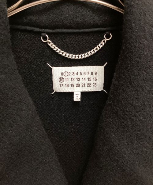 Maison Margiela（メゾンマルジェラ）Maison Margiela (メゾンマルジェラ) Double Breasted Chester Coat（ダブルブレストチェスターコート） ブラック サイズ:46 未使用品の古着・服飾アイテム