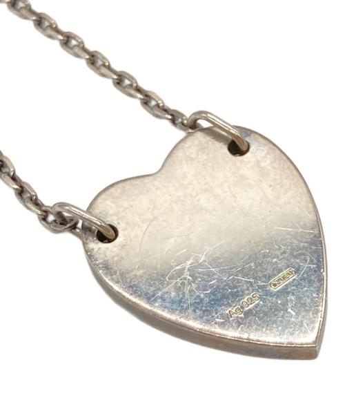 GUCCI（グッチ）GUCCI (グッチ) トレードマーク ハート ペンダント付 ネックレスの古着・服飾アイテム