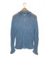 NVRFRGT (ネヴァーフォーゲット) COTTON OPEN KNIT CARDIGAN スカイブルー サイズ:1：6000円