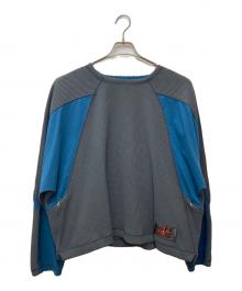 SYUMAN.（シュウマン）の古着「active sleeve カットソー 24aw-SY001」｜グレー×ブルー