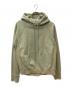 SYUMAN.（シュウマン）の古着「ヴィンテージ加工フーディ　AD22aw-06」｜黄緑